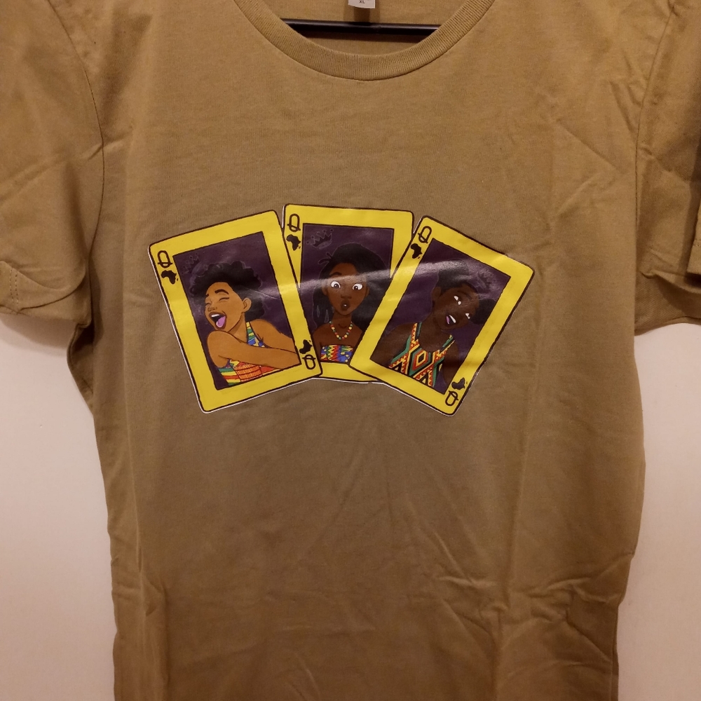 'Queen' Olive Green Tee